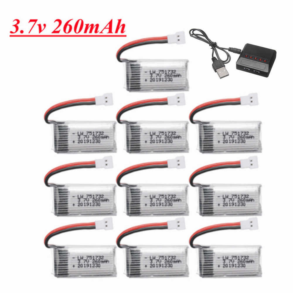 H8 H36 Battery 3.7V 260mAh Lip - đánh giá và giá Eachine Drone E010