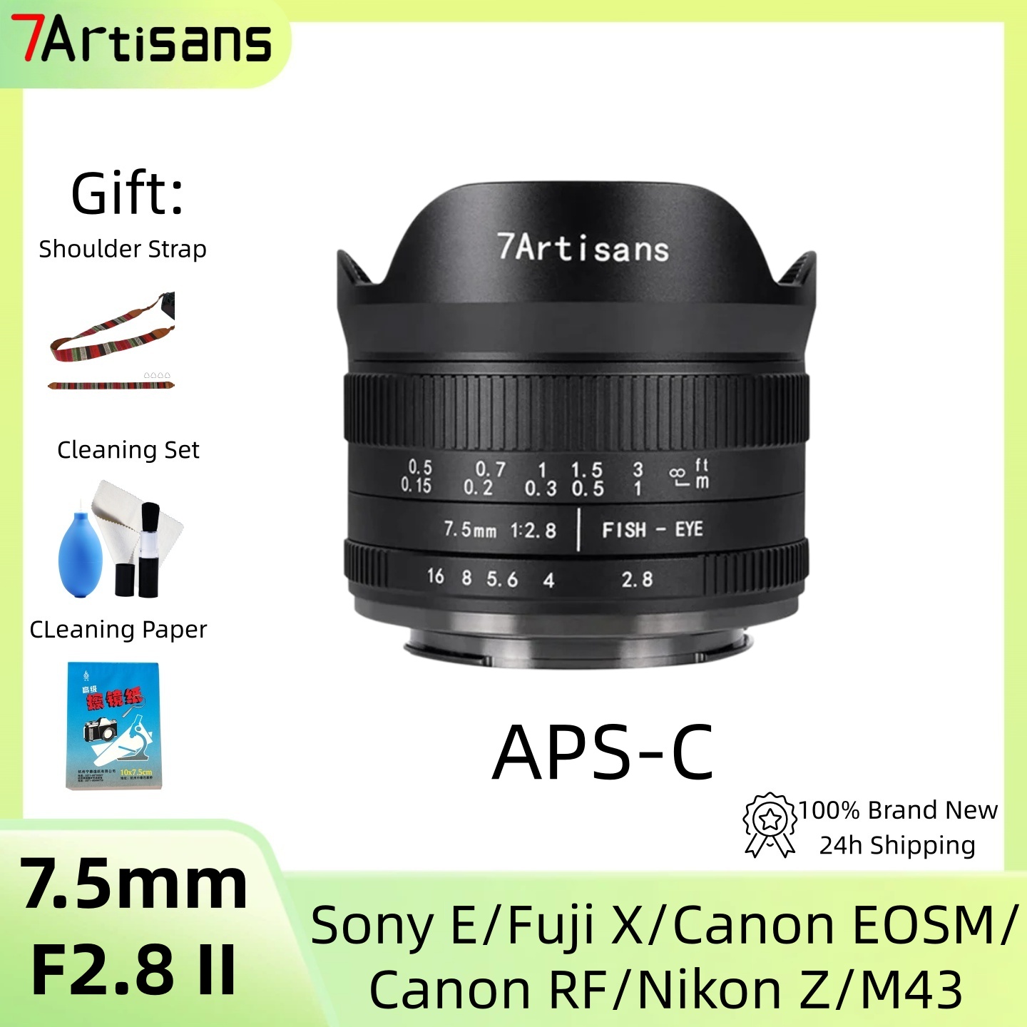 7artisans 7.5mm F2.8 II APS-C  - đánh giá và giá Canon Camera Eos M50 Mark Ii