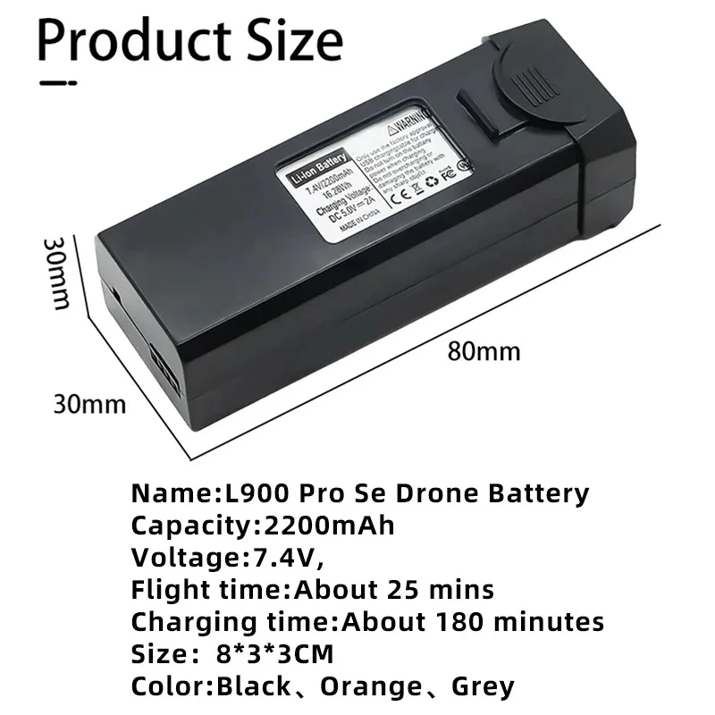 Battery L900 PRO SE Max Drone  - đánh giá và giá Jjrc Drone X12