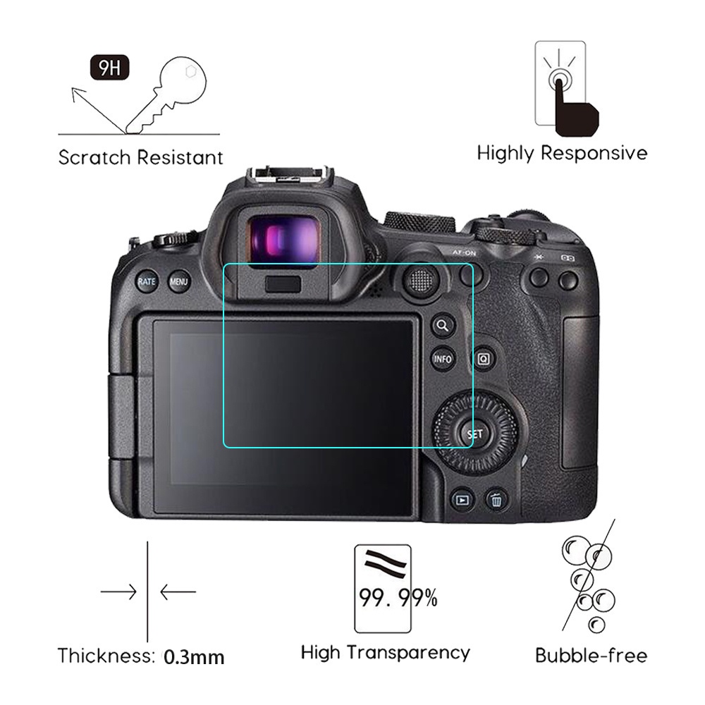 Camera Glass Protective Film F - đánh giá và giá Canon Camera Eos M50 Mark Ii