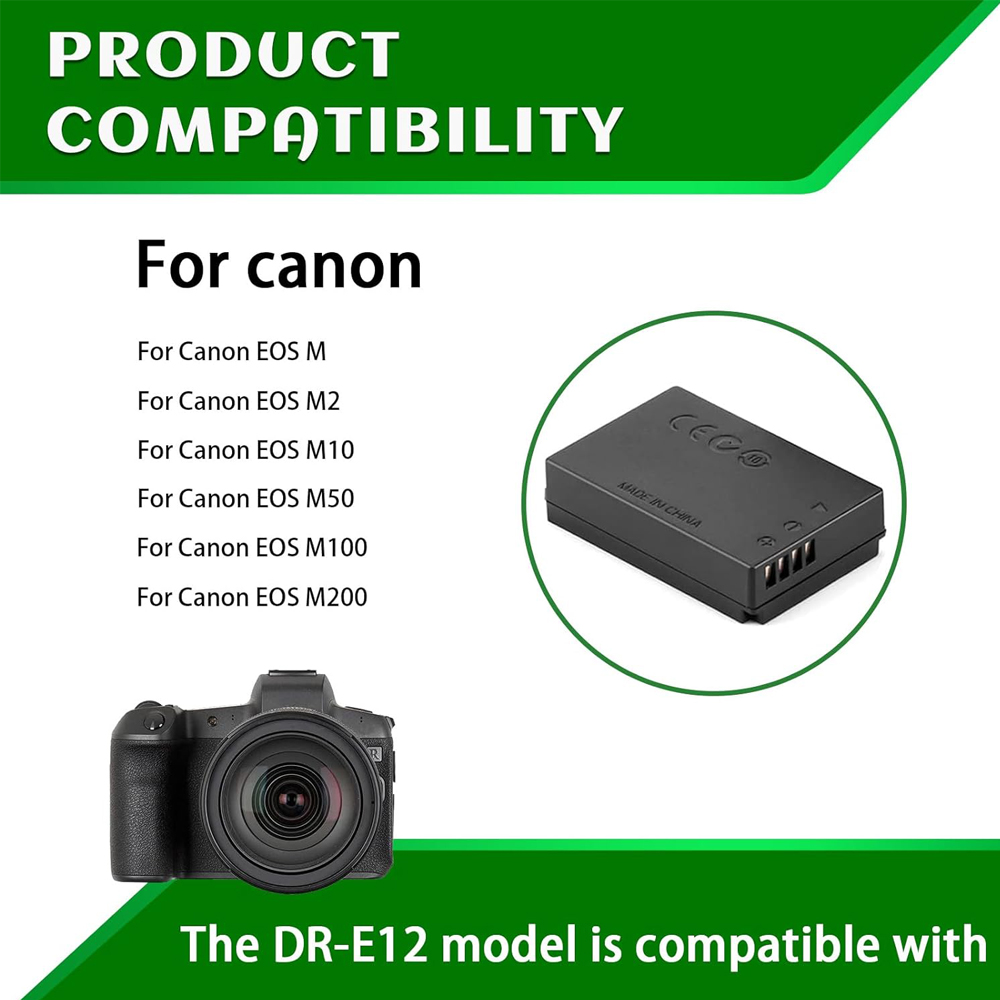 ACK-E12 USB Power Cord LP-E12  - đánh giá và giá Canon Camera Eos M50 Mark Ii