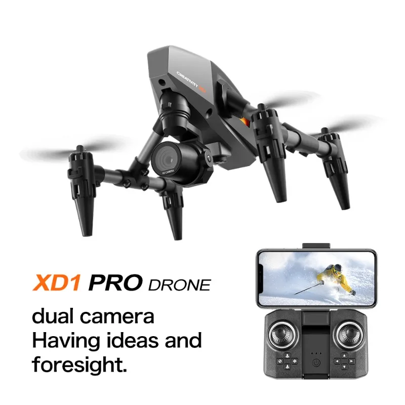 XD1 PRO Mini Drone Dual Camera - đánh giá và giá Drone Kit Tricopter