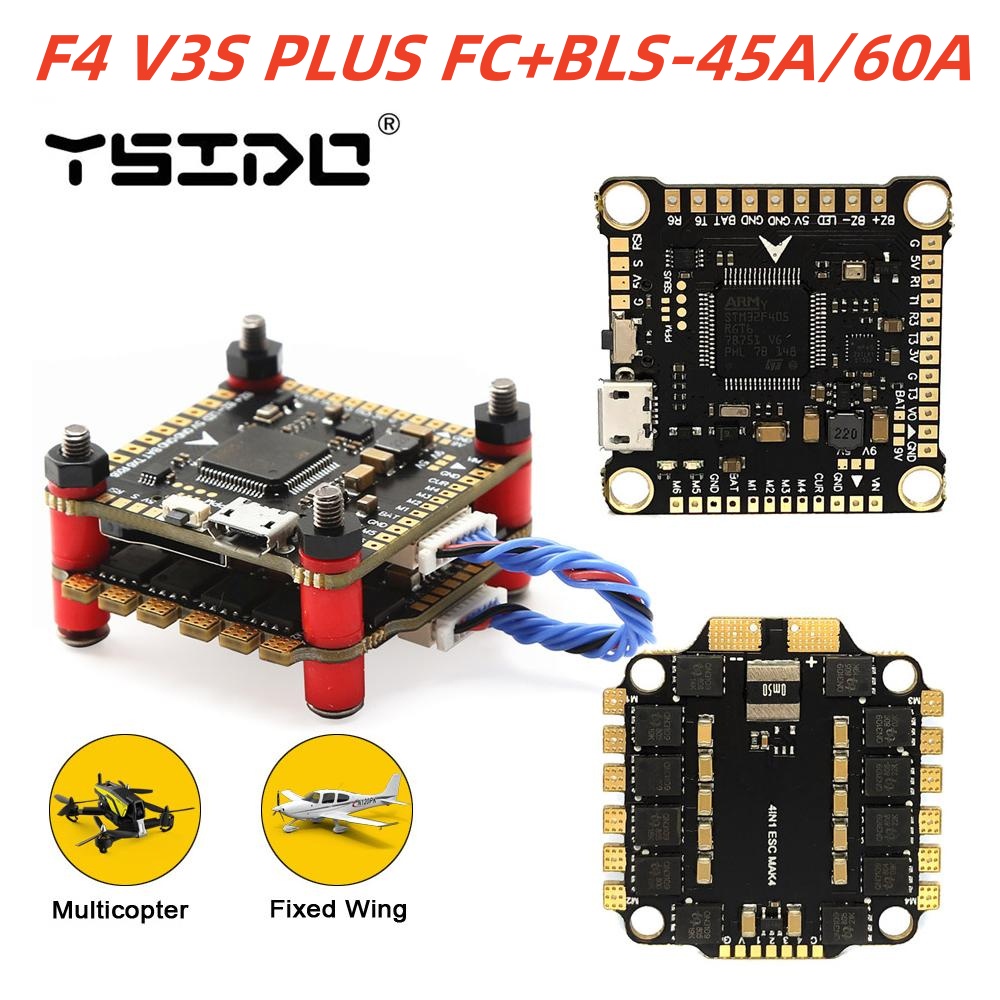 YSIDO NEW F4 V3S PLUS Flight C - đánh giá và giá Betaflight Fc F4
